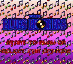 Blues Brothers, The (Europe) (Beta) Title Screen